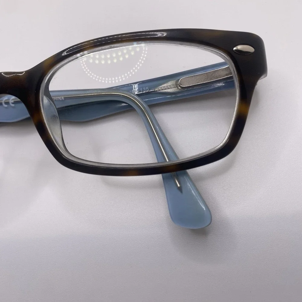 Ray-Ban Eyeglasses Women FRAMES ONLY RB 5150 50-19-135 Brown Tortoise Blue 485 - Picture 11 of 16